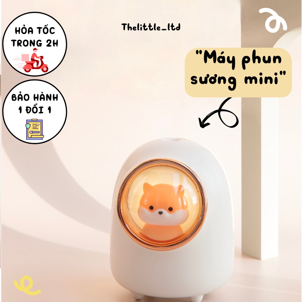 Đèn xông tinh dầu phun sương tạo ẩm đuổi muỗi kết hợp có đèn ngủ mini