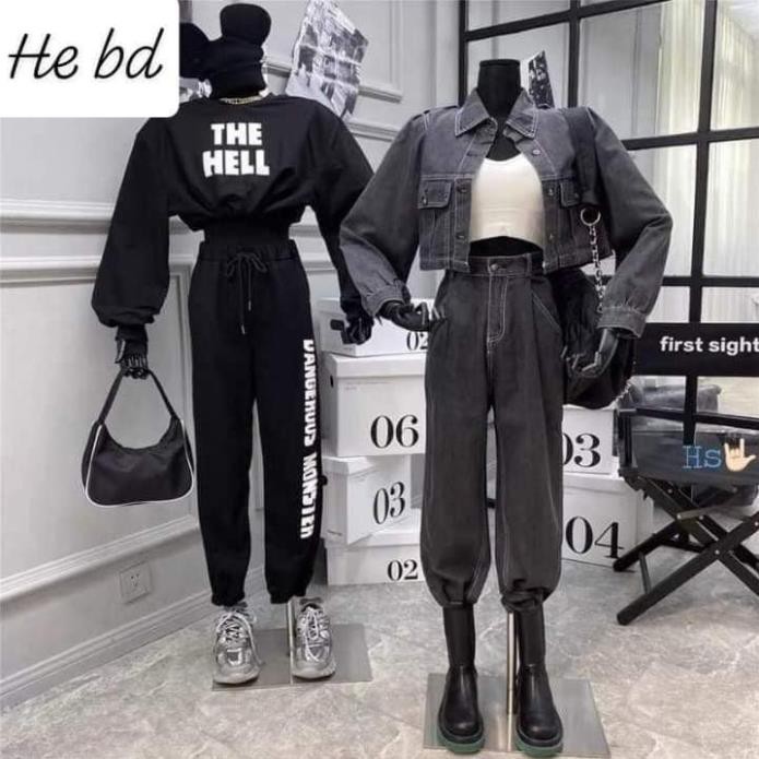 Bộ The Hell Chất Liệu Nỉ Chân Cua | BigBuy360 - bigbuy360.vn