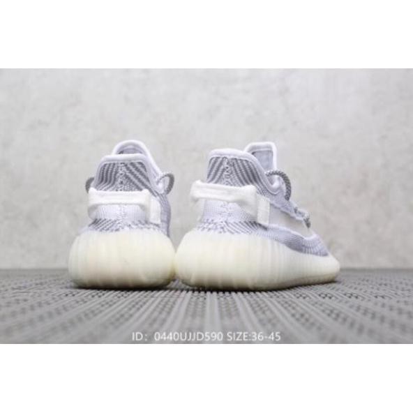 Xả Mới - Giày Yeezy350 Static (Phản Quang dây) AL6 " , <