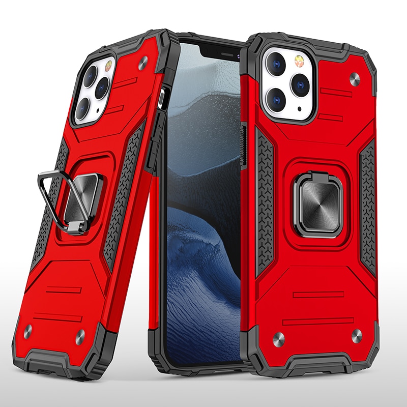 Samsung Galaxy S10E S10 S9 S8 Plus Kemeng Armor Phone Case Shockproof Car Metal Ring Bracket Military Fall Protective Phone Back Cover