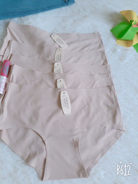 Combo 5 quần lót đúc thông hơi màu da/ màu đen