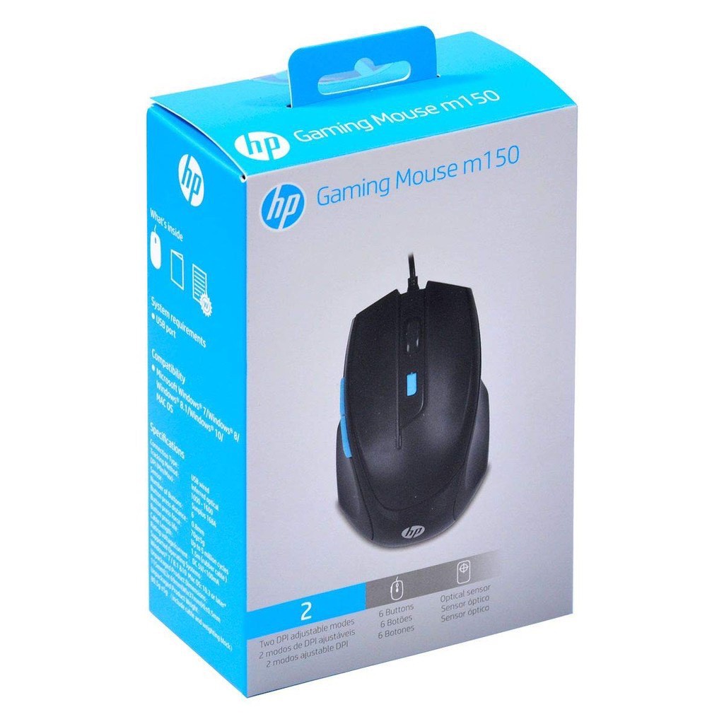 Chuột Máy Tính Có Dây Chuột Gaming HP M150 Chuột Laptop PC Mouse Chơi Game Văn Phòng