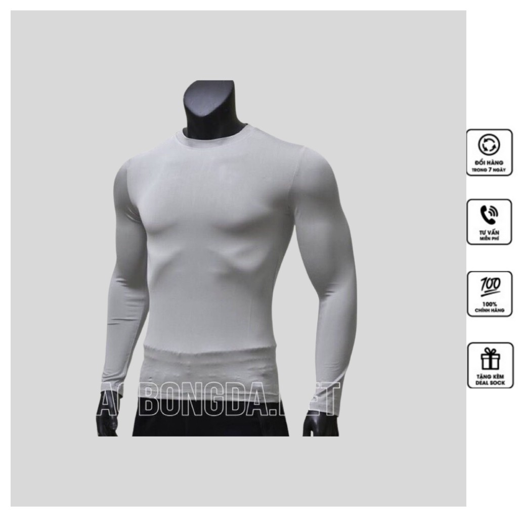 Áo giữ nhiệt nam hàng cao cấp áo thun nam thể thao dài tay mềm mại co dãn 4 chiều | BigBuy360 - bigbuy360.vn