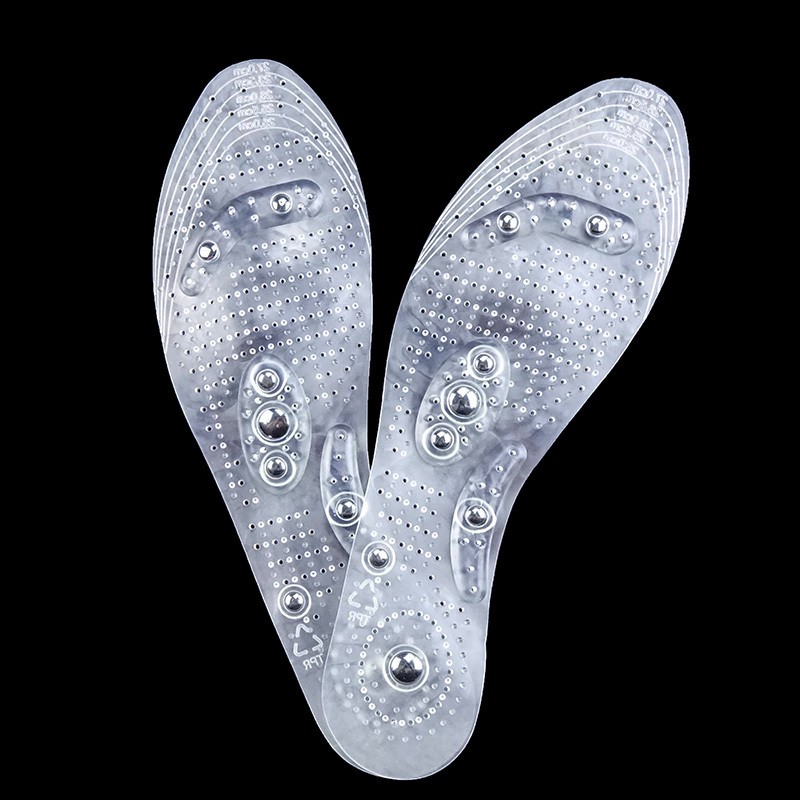 Cặp đế lót giày mát xa châm cứu thông thoáng châm cứu