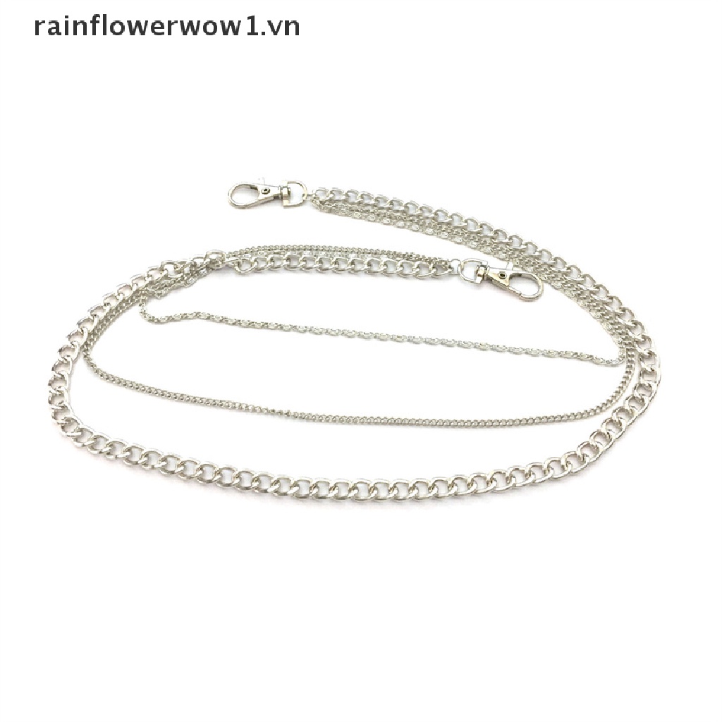 Thắt Lưng Dây Xích Kim Loại Phong Cách Hip Hop Cá Tính Cho Nữ