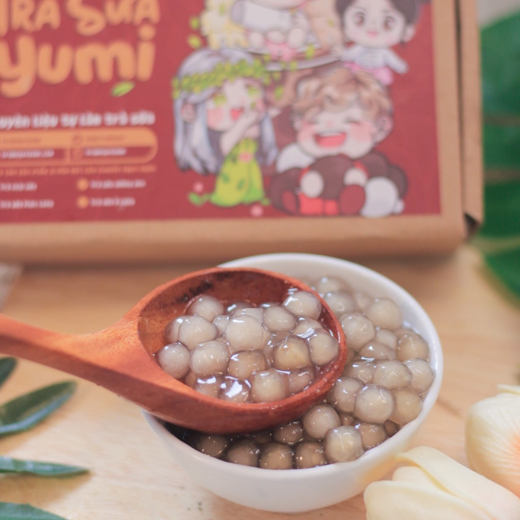 Nguyên liệu làm Trà sữa Yumi các loại, set trà sữa tự nấu tại nhà kèm HƯỚNG DẪN và QUÀ TẶNG