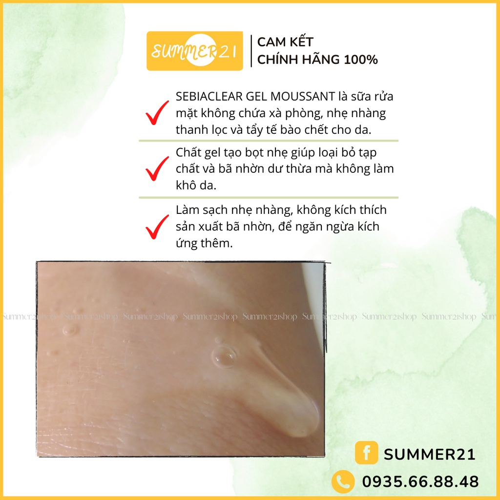 Gel Rửa Mặt SVR Sebiaclear Gel Moussant 400ml