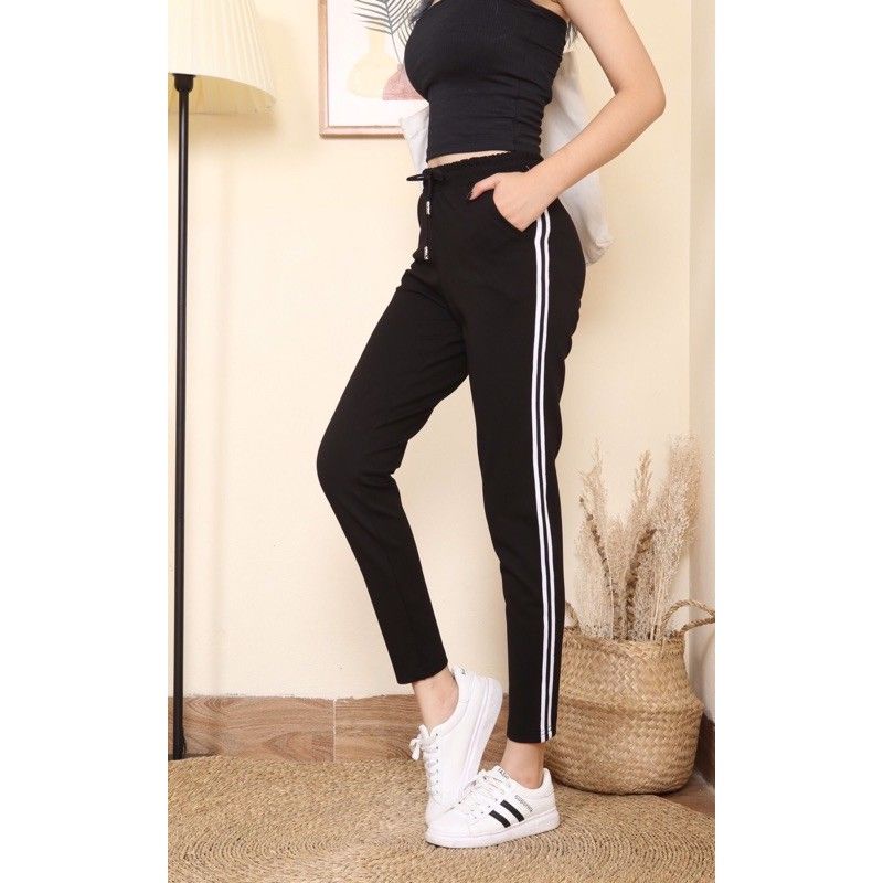 Quần Legging nữ sọc thể thao và không sọc size  từ 50 đến 70kg