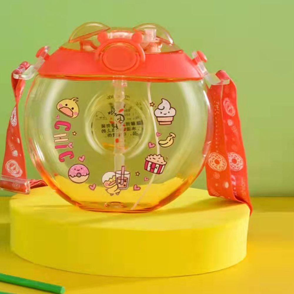 MYRONGVN Bình Nước Hình Bánh Donut Hoạt Hình Đáng Yêu Cho Trẻ Em