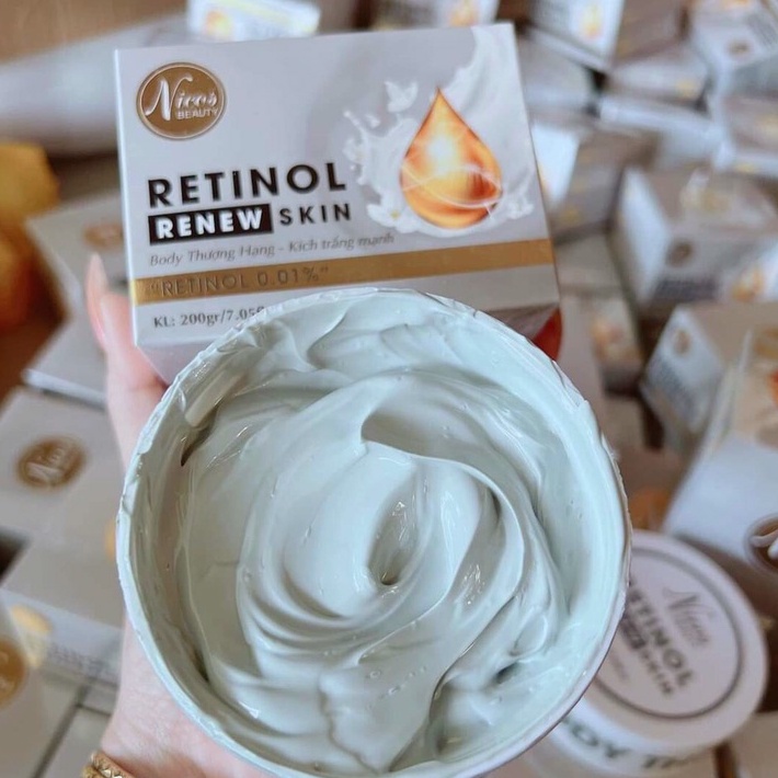 Kem dưỡng trắng Body Retinol Nicos