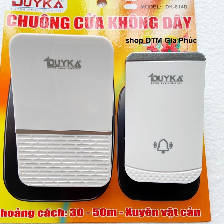 Chuông Cửa Không Dây Báo Khách Tới DK814 BH 12 Tháng