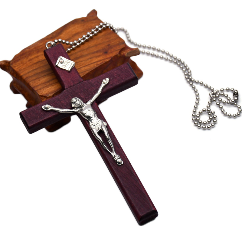 Dây Chuyền Thánh Giá Chúa Giêsu Bằng Gỗ