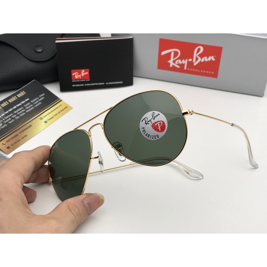 Kính mắt thời trang cao cấp Rayban P mắt Polarized - Xách tay Italy