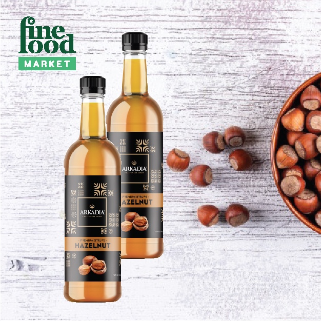 Syrup (Sirô) hương vị Hazelnut Arkadia 750ml - chuyên dùng pha chế cao cấp nhập khẩu từ Úc