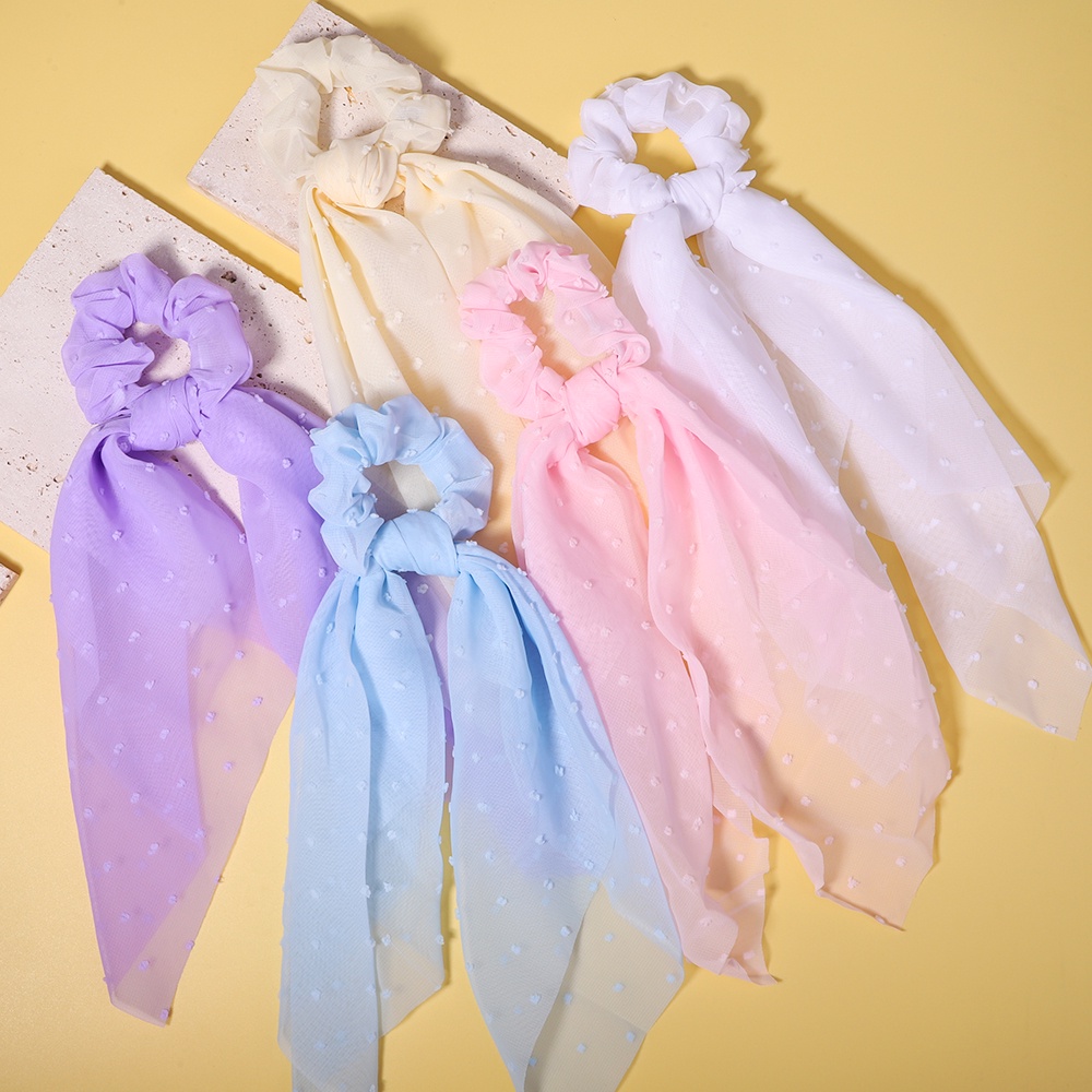 Dây buộc tóc RAINBOW BOWS co giãn thời trang dành cho nữ