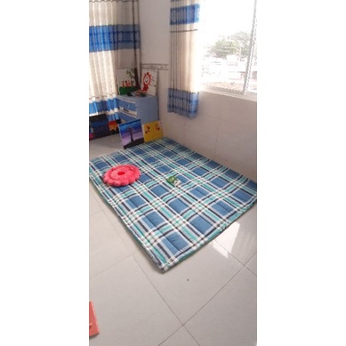 Nệm cuộn gấp gọn, nệm trải sàn, nệm du lịch chất cotton 100%