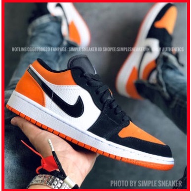 Giày Thể Thao Nam Nữ Cổ Thấp Giày  Jordan 1 JD 1 Panda Đen Trắng Full Box Bill | BigBuy360 - bigbuy360.vn