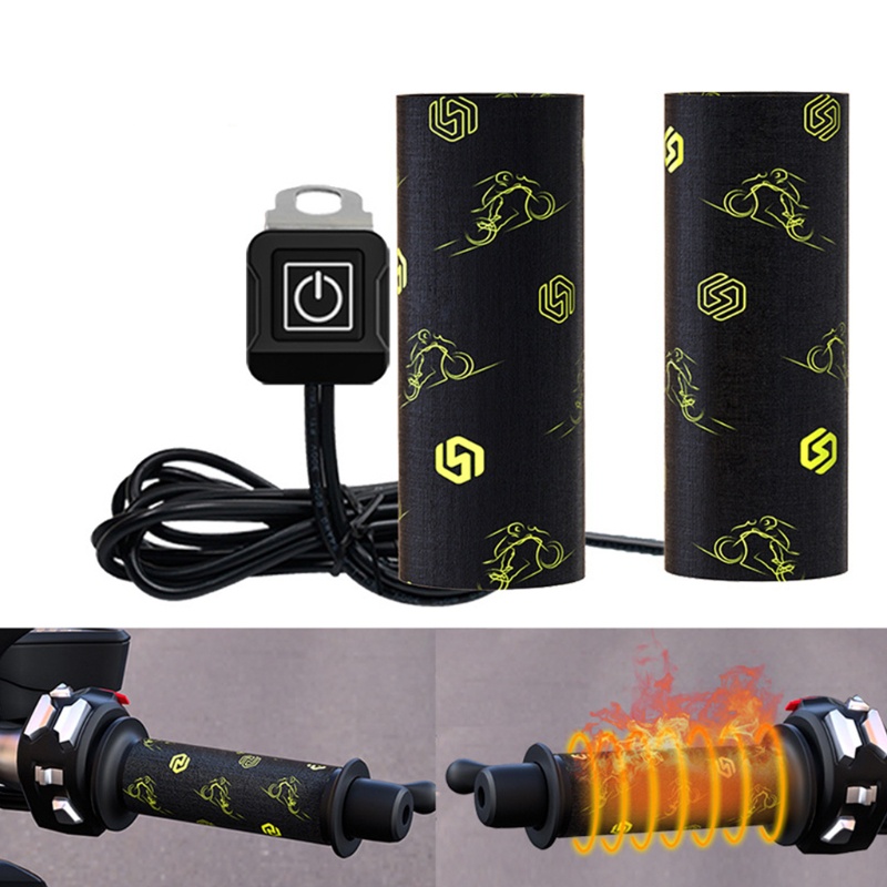 Đệm Sưởi Ấm Tay Lái Xe Đạp Điện 12V