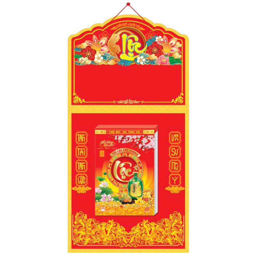 Lịch Bloc 2022 - Đại Đặc Biệt + Bìa - Tài Lộc NH09 - Lịch Tết 2022 - Tủ Sách QQ