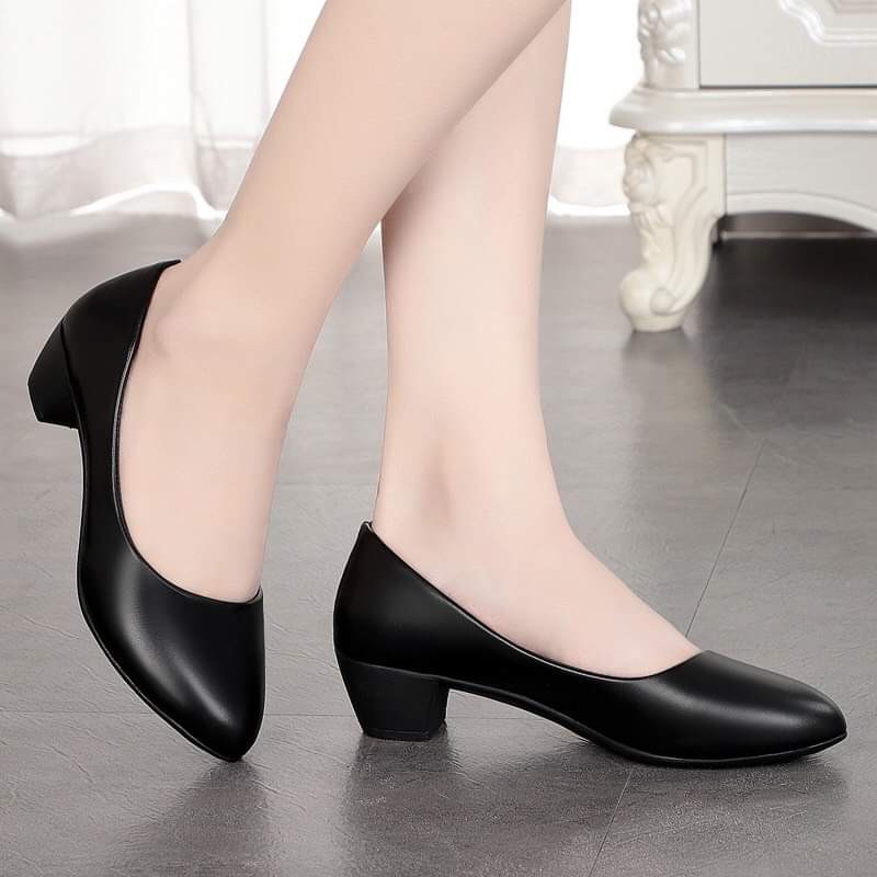 { BIG SIZE } { ẢNH THẬT } GIÀY CAO GÓT 3cm MẪU CÔNG SỞ SIZE 36,37,38,39,40,41,42