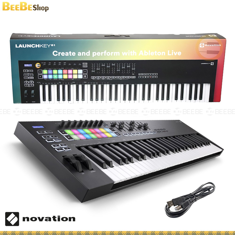 Novation - MIDI Nhạc Cụ Điện Tử Phối Khí, Phiên Bản Mới Launchkey 61 MK3