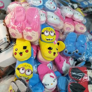 Dép bông doremon