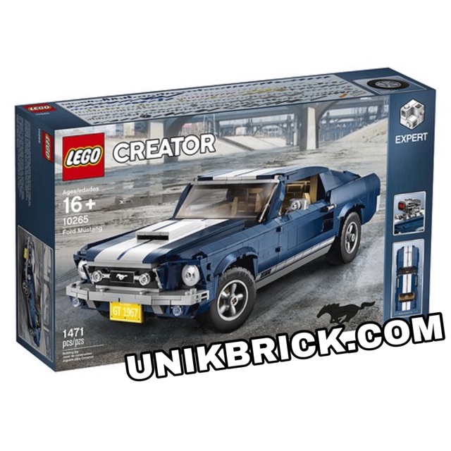 [CÓ HÀNG] Lego UNIK BRICK 10265 Ford Mustang Xe hơi kiểu Mỹ thập niên 1960 trong Creator chính hãng 