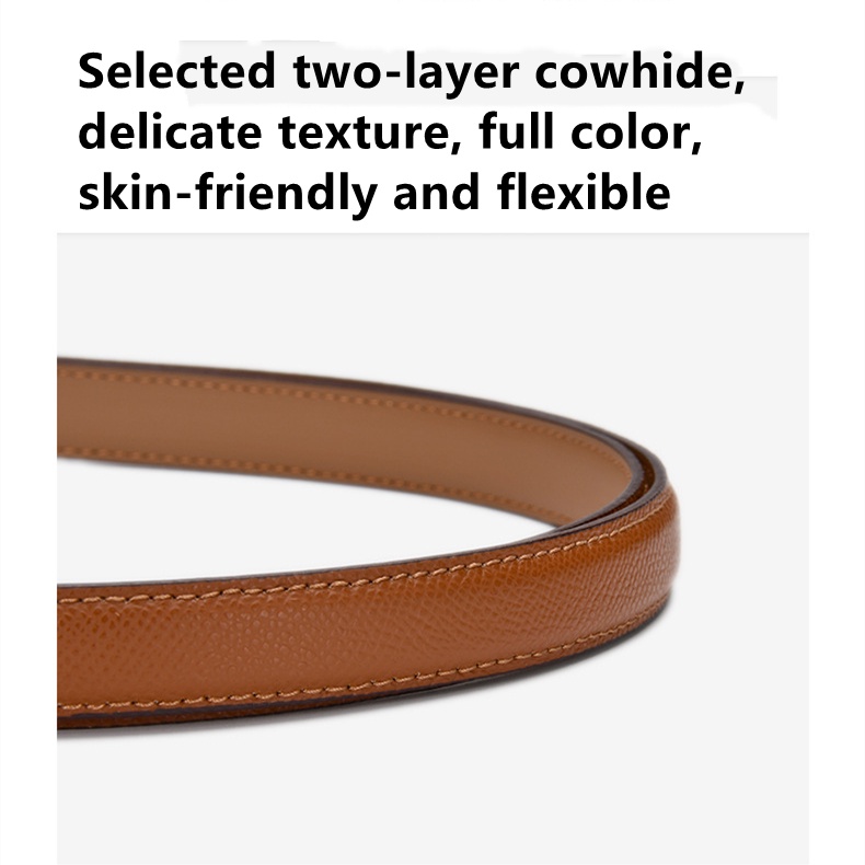 Thắt lưng da bản nhỏ thời trang cho nữ