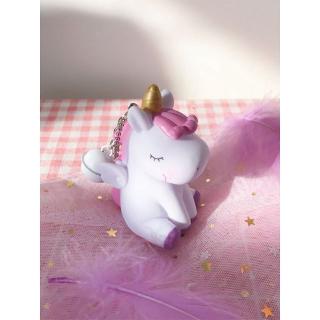 Trang trí ngựa Unicorn tím