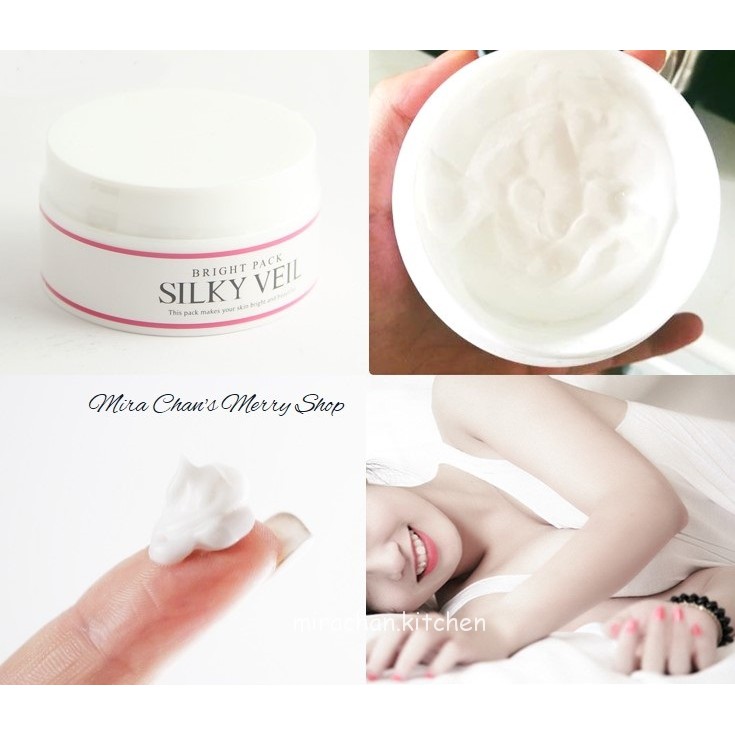 [800130 - sẵn] Kem Dưỡng Trắng Da Silky Veil Bright Pack