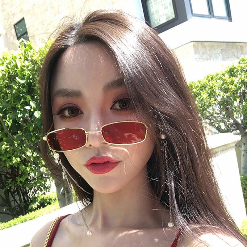 Fashion Trend Retro Sunglasses Square Ladies Small Square Shade Glasses Personality Women Korean Street Shot Sunglasses | BigBuy360 - bigbuy360.vn