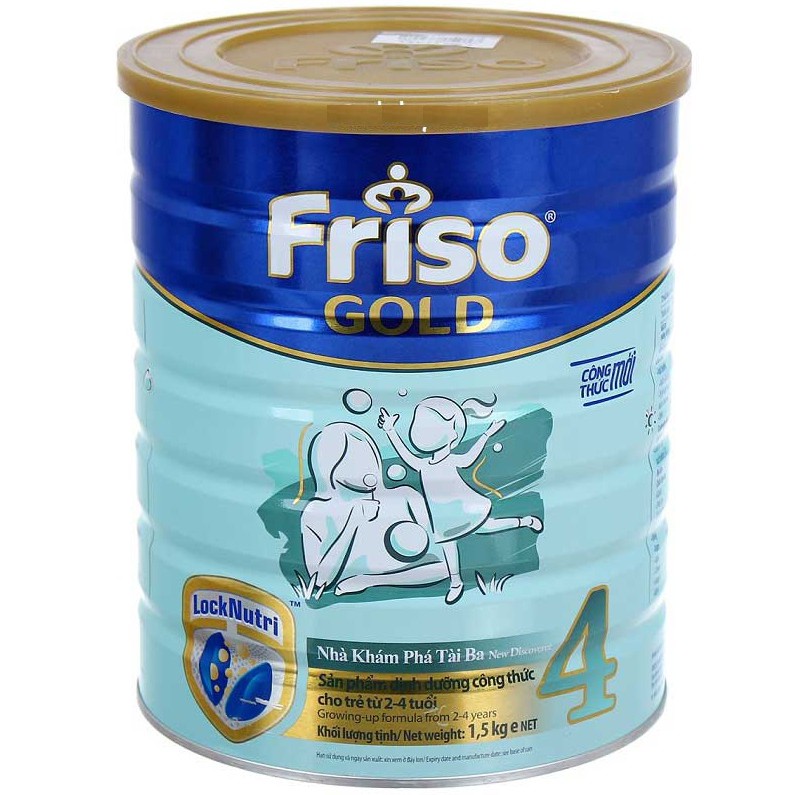 [DATE 5/2022] bộ 3 lon Sữa Friso 4 Gold 1.5kg