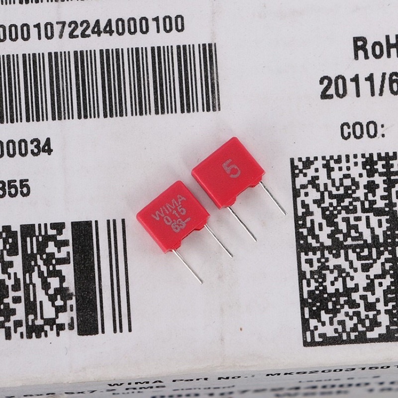 Tụ điện màu đỏ 0.15uF 63V MKS2 150nF 154