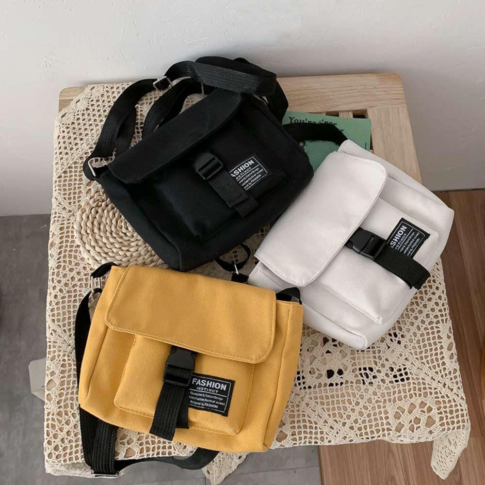 MIH Túi Xách Mua Sắm Màu Trơn Dễ Thương Cho Bạn Gái