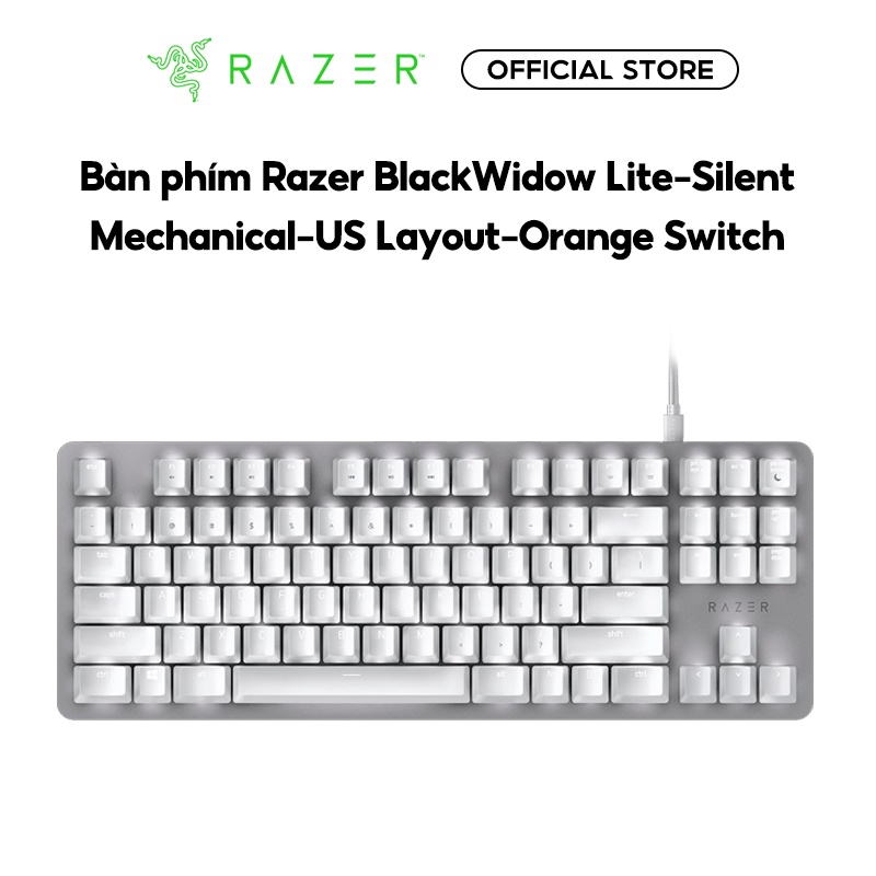 Bàn phím Razer BlackWidow Lite–Silent Mechanical-US Layout (bảo hành 2 năm)