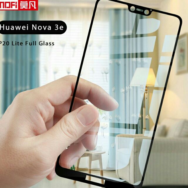 Kính cường lực phủ 3D huawei nova 3e