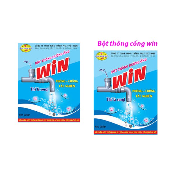 Men xử lí bể phốt Win công nghệ sinh học gói 220g