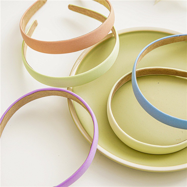 Cài tóc rửa mặt màu sắc ngọt ngào đơn giản phong cách Hàn Quốc 2021