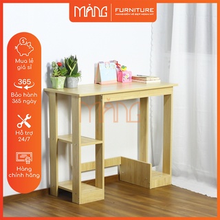 Bàn làm việc, bàn học sinh, full phụ kiện, gỗ CN phủ melamine 90x40cm