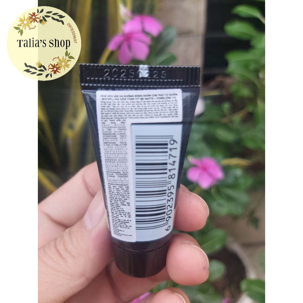5ml- Kem nền lâu trôi Maybelline New York Matte Poreless 112