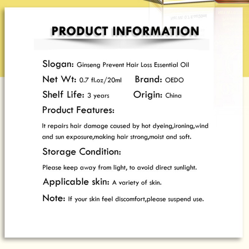 Tinh dầu kích thích mọc tóc OEDO 20ml | BigBuy360 - bigbuy360.vn