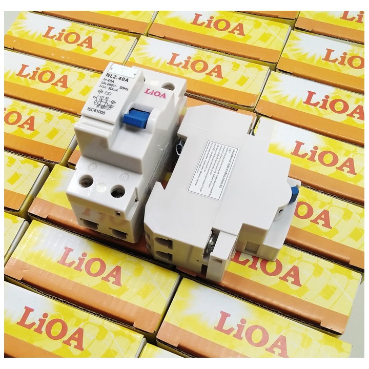 Cầu dao chống giật LIOA 2p 32A - 40A 30mA 240V