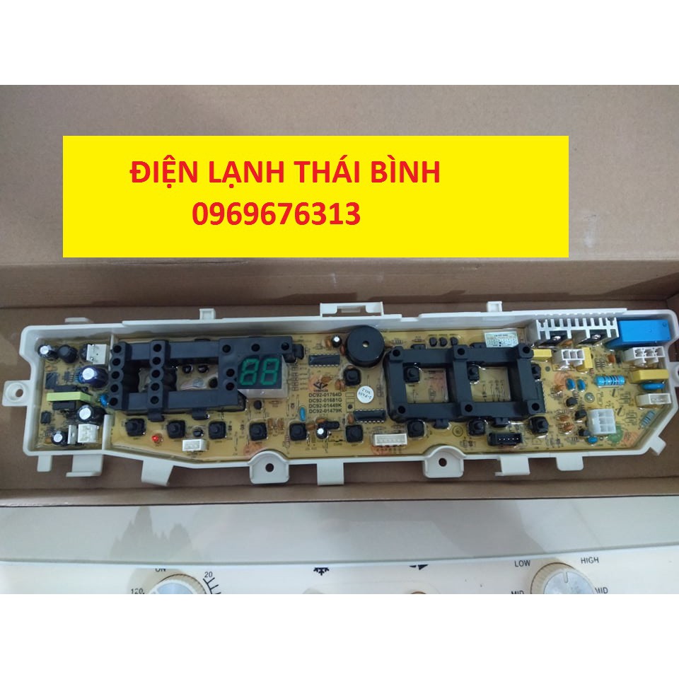 Bo mạch máy giặt SAMSUNG DC92 bo trắng đèn lệch