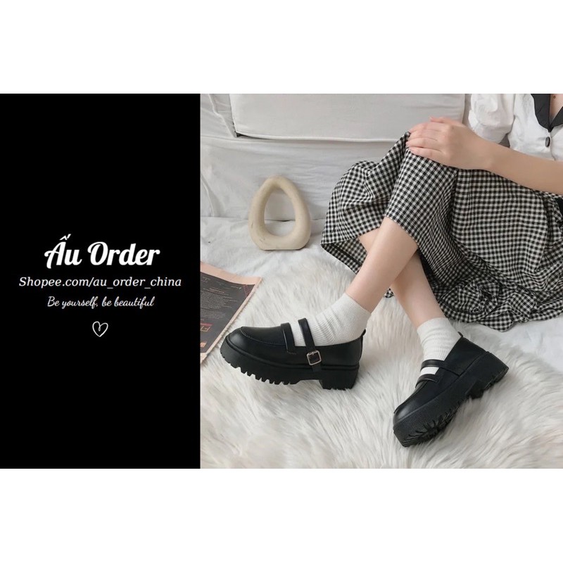 Có Sẵn - Giày Mary Jane Đế Cao Basic | BigBuy360 - bigbuy360.vn