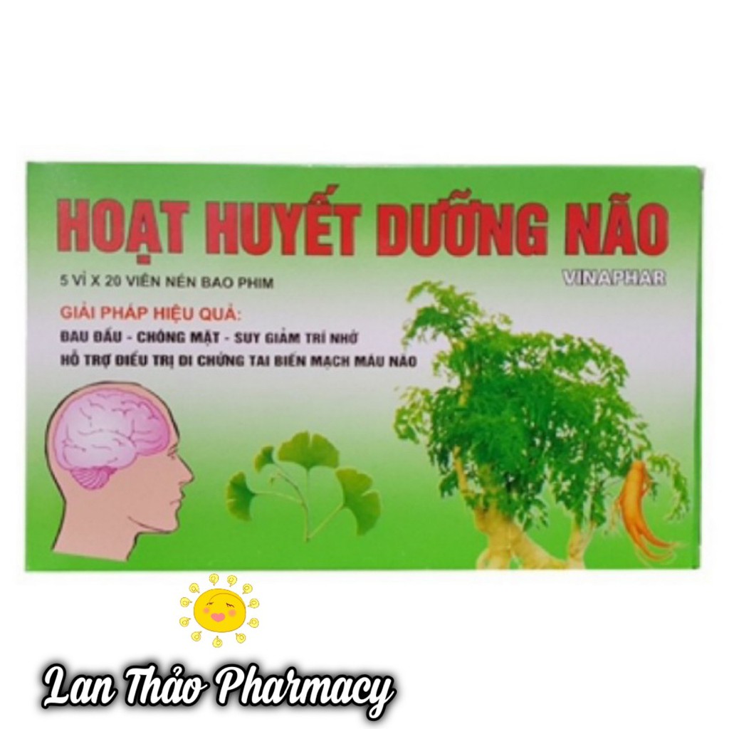HOẠT HUYẾT DƯỠNG NÃO VINAPHA CHÍNH HÃNG GIÚP BỔ NÃO TĂNG CƯỜNG TRÍ NHỚ NGỦ NGON