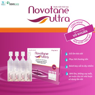 Vỉ  5 tép Nước nhỏ mắt nhân tạo NOVOTANE ULTRA 1ml
