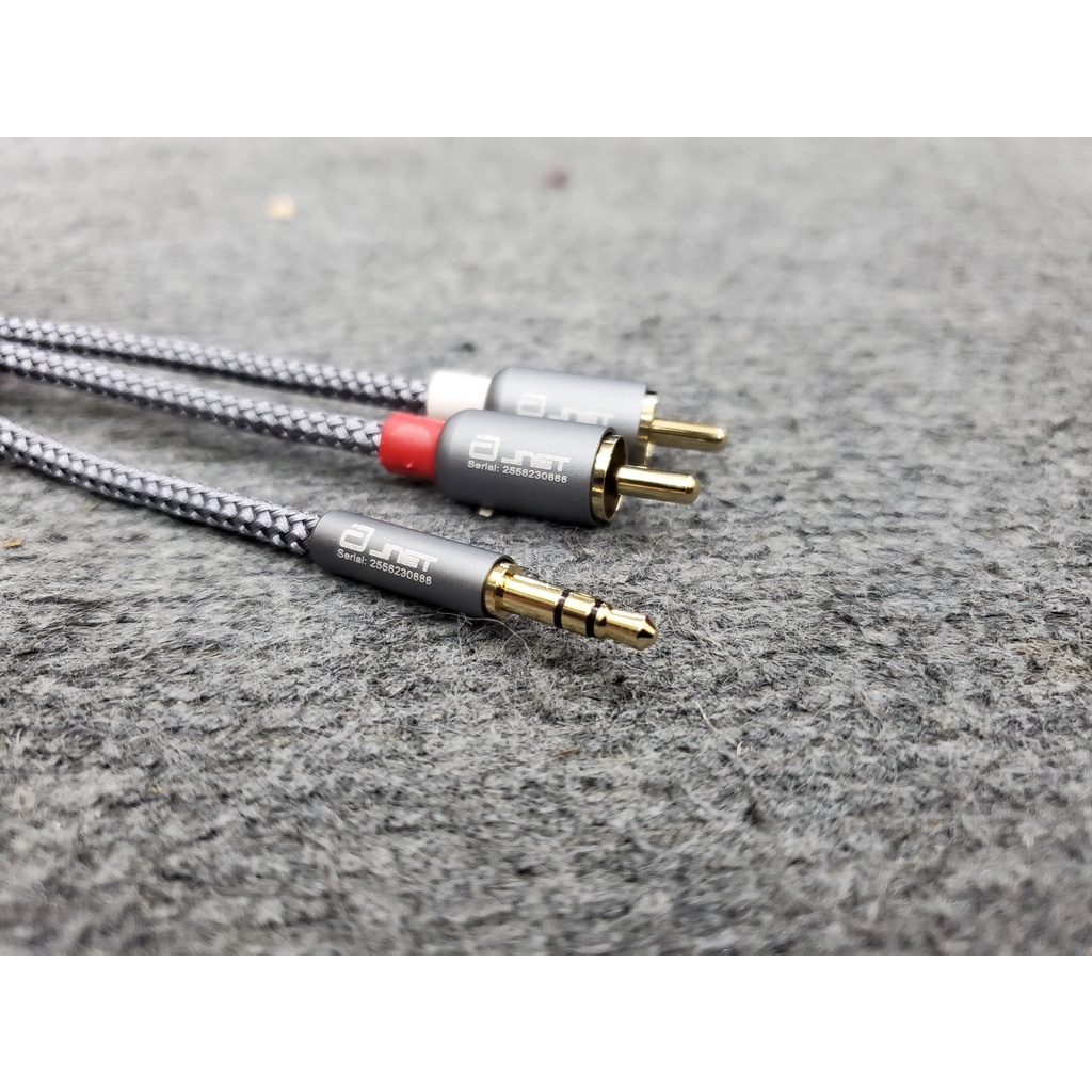 Dây tín hiệu âm thanh 3.5 ra 2 AV JNet bãi Singapore