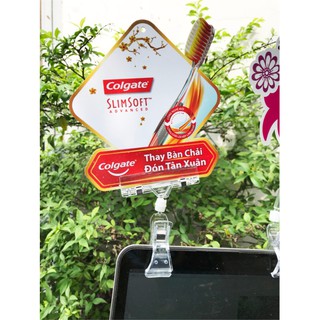 Kẹp mica 11cm, Kẹp mica bảng giá, Kẹp mica 2 đầu, Kẹp bảng giá