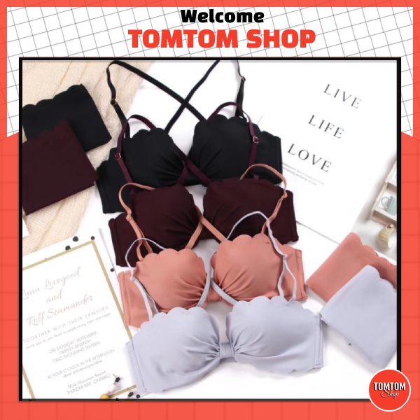 Áo Lót Nữ Đúc Su Trơn Nâng Ngực Không Gọng  AL23