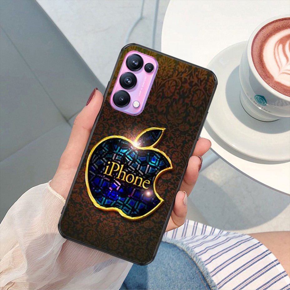 IN ốp lưng oppo reno 5 oppo reno 4 in hình giả iphone siêu đẹp